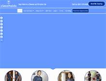 Tablet Screenshot of classmaids.com